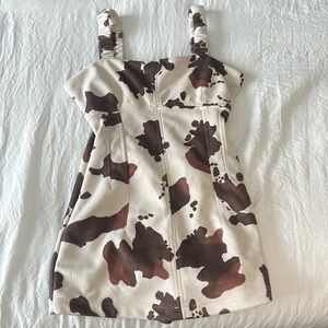 Dry Goods cowprint romper/dress